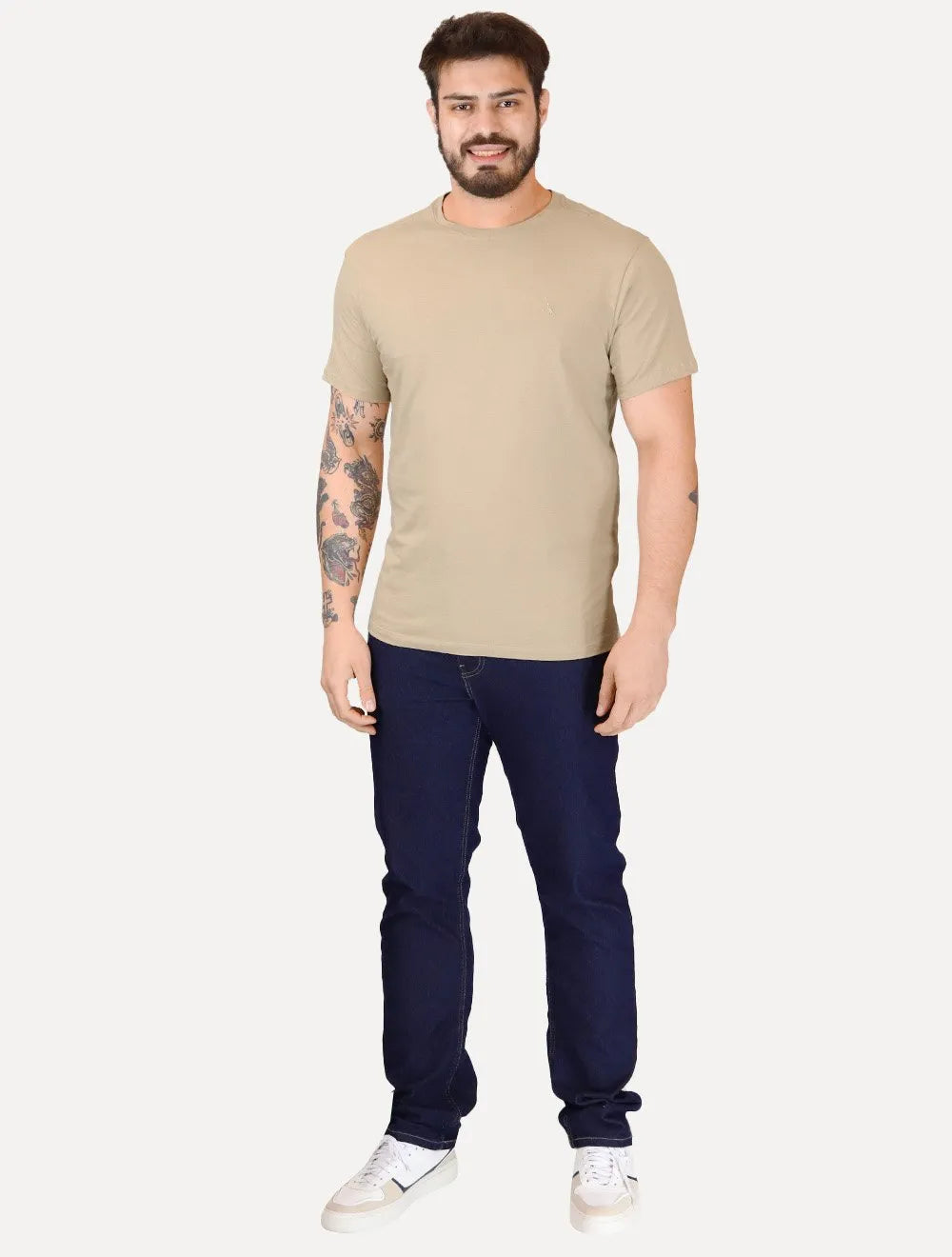 Camiseta Reserva Masculina Basic Woodpecker Cáqui