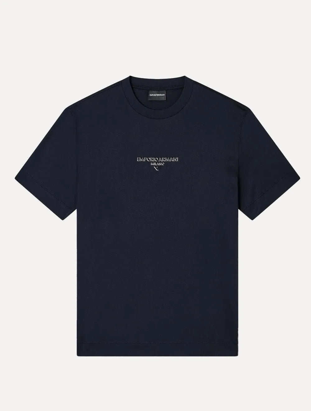 Camiseta Empório Armani Masculina Jersey Logo Chest Azul Marinho
