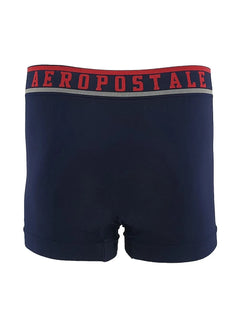 Cueca Aeropostale Boxer Soft Sash Azul Marinho