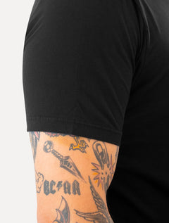 Camiseta Guess Masculina Grey Silk Logo Preta