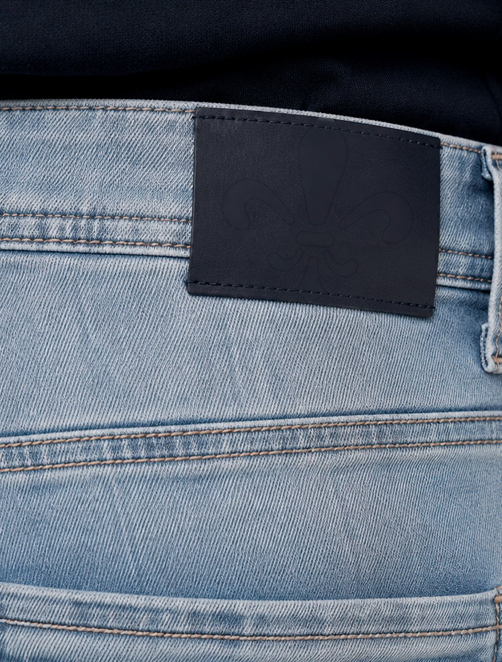 Calça Dudalina Jeans Masculina Slim Denim Dry Delave Jeans Claro