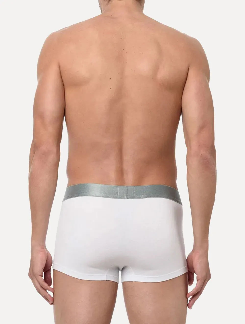 Cueca Calvin Klein Low Rise Trunk Cotton CK Icon Branca 1UN