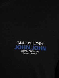 Camiseta John John Masculina Slim Fit Statement Preta