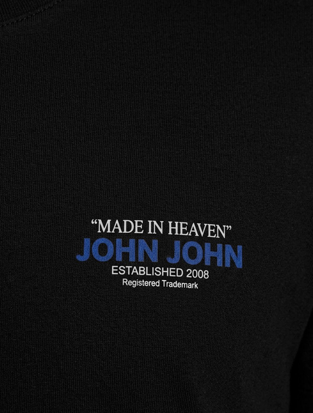 Camiseta John John Masculina Slim Fit Statement Preta