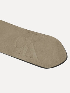 Cinto Calvin Klein Jeans Masculino Double Face Fivela Pirata Preto
