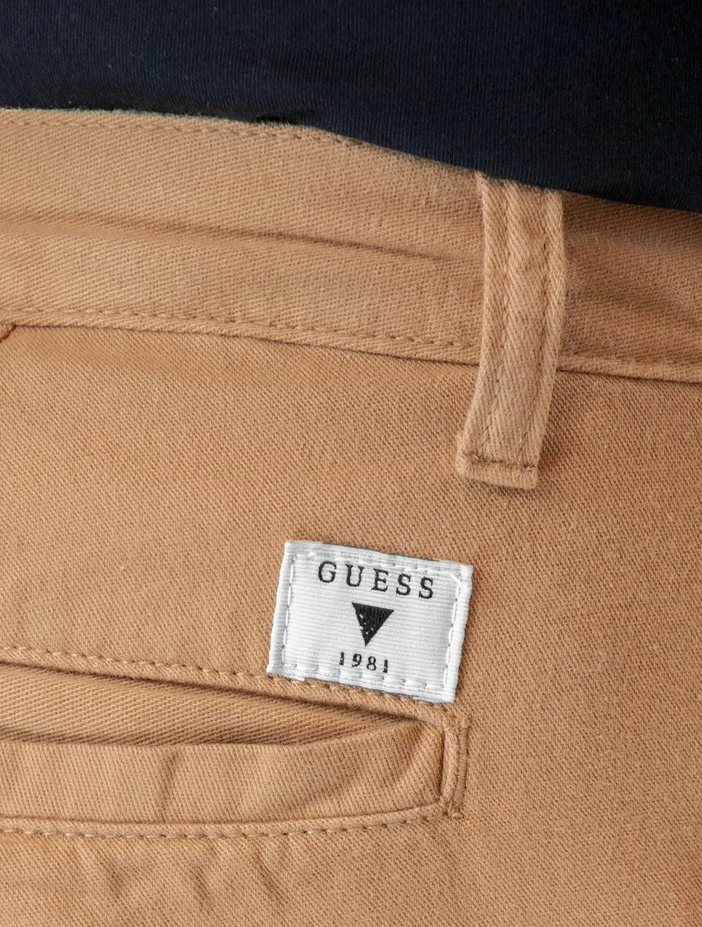 Calça Guess Masculina Chino Stretch 1981 Cáqui