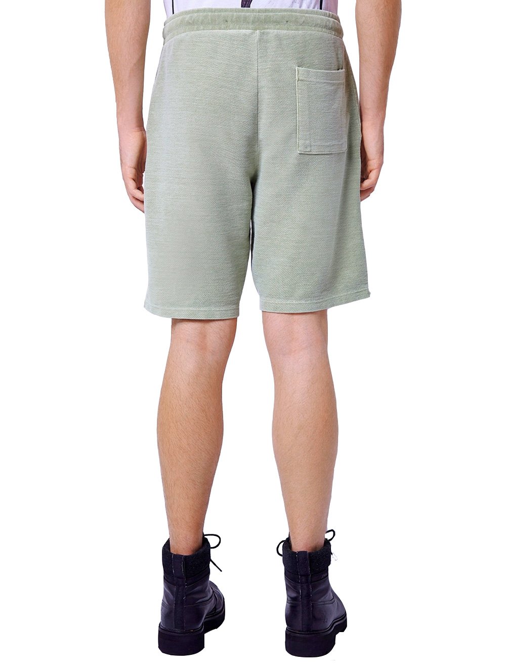 Bermuda John John Moletom Masculina Stone Menta Verde Claro
