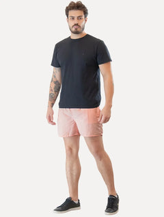 Short Reserva D'Água Beachwear Liso Premium Rosa Lotus