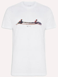 Camiseta Osklen Masculina Regular Stone Skateboarding Branca