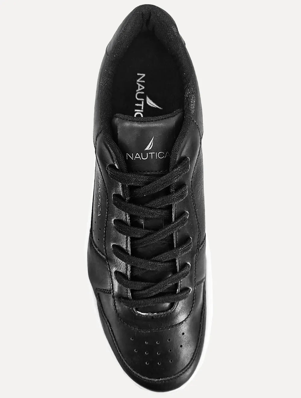 Tênis Nautica Masculino Firenze Impulse Couro Preto