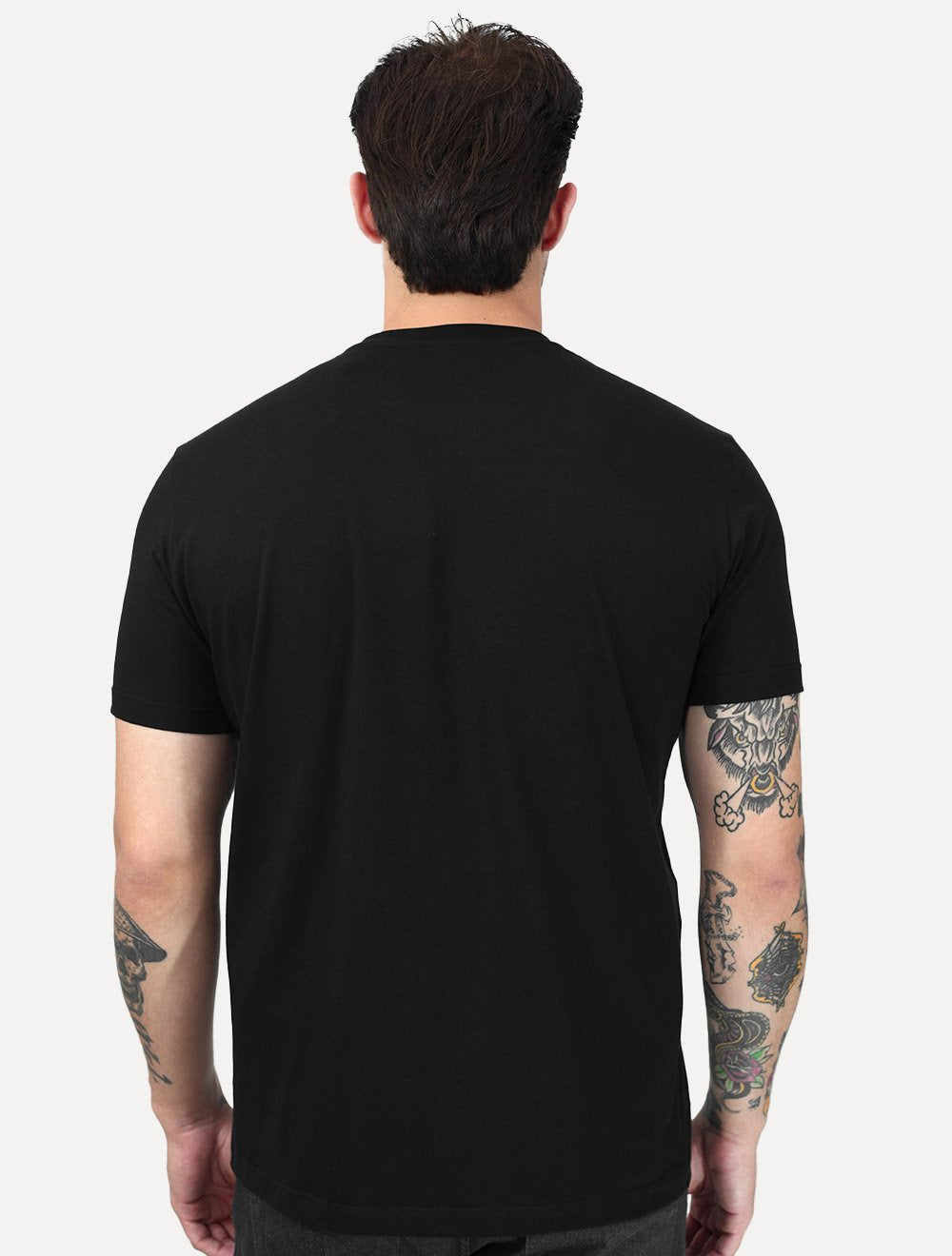 Camiseta K&J Black Premium Egípcio Flex Slim Preto