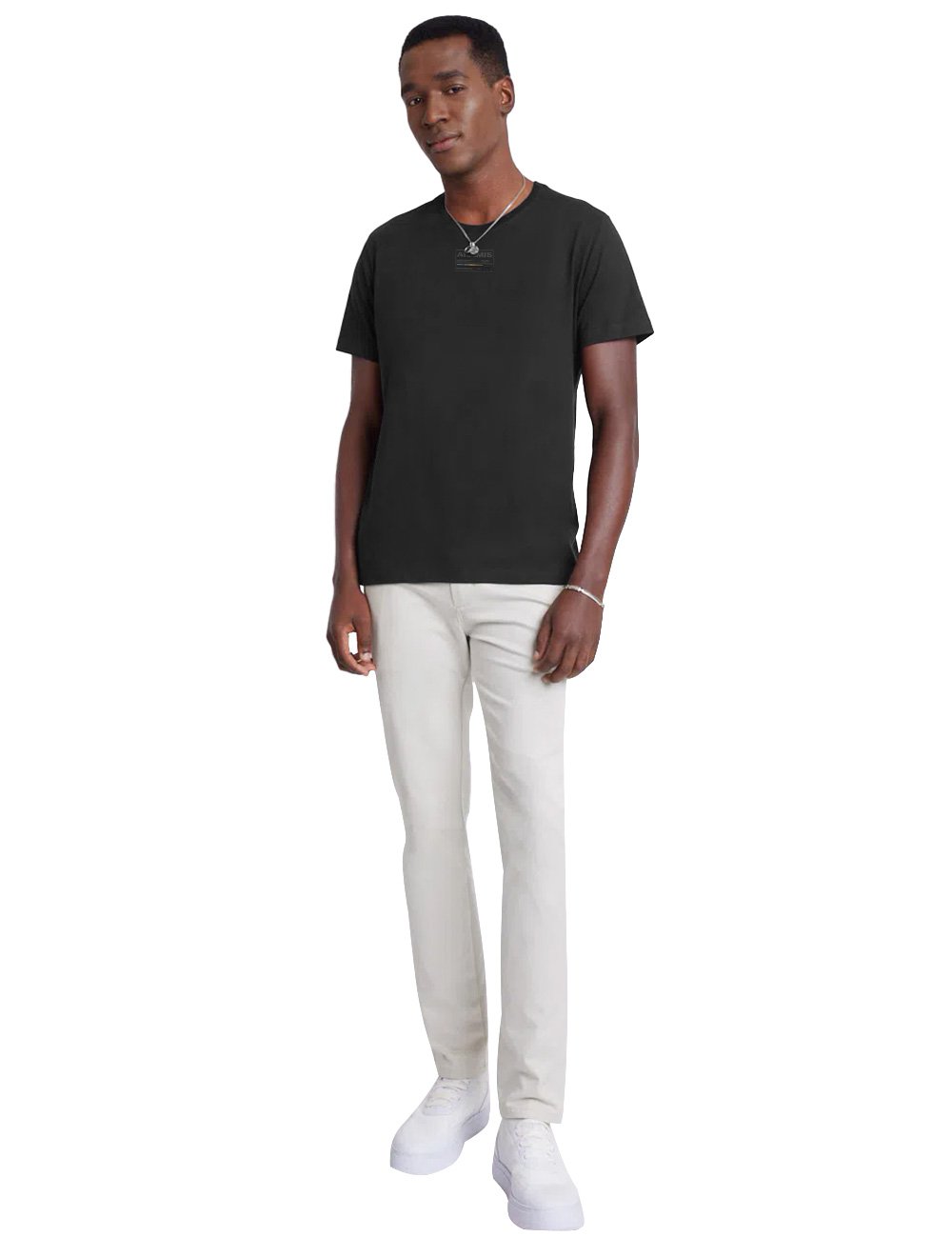 Camiseta Aramis Masculina Estampa Spectrum Preta