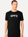 Camiseta Reserva Masculina SPFC Bust Name Preta