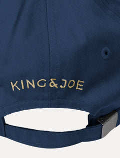 Boné King & Joe Masculino Básico Relevo com Metal Azul Marinho