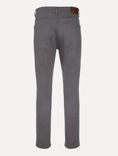 Calça Dudalina Jeans Masculina Slim Acetinada Cinza Médio