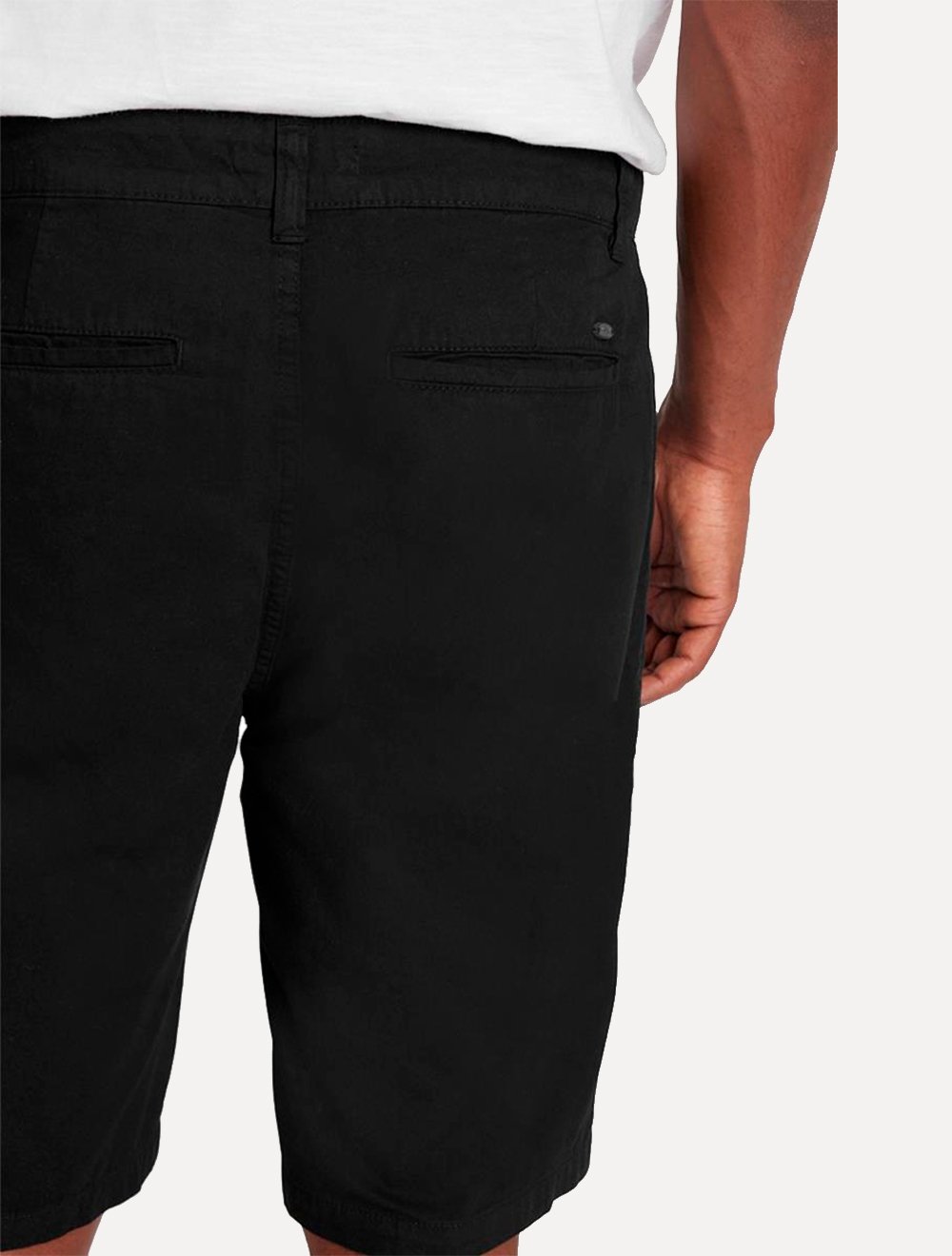 Bermuda Aramis Masculina Chino Color Basica Preta