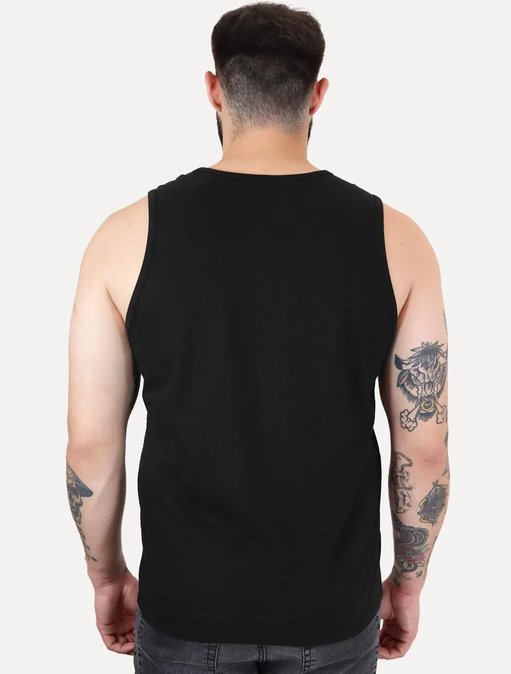 Regata Calvin Klein Jeans Masculina Chest CK Logo Preta