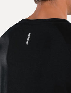 Camiseta Mash Masculina Raglan Microfibra Preta
