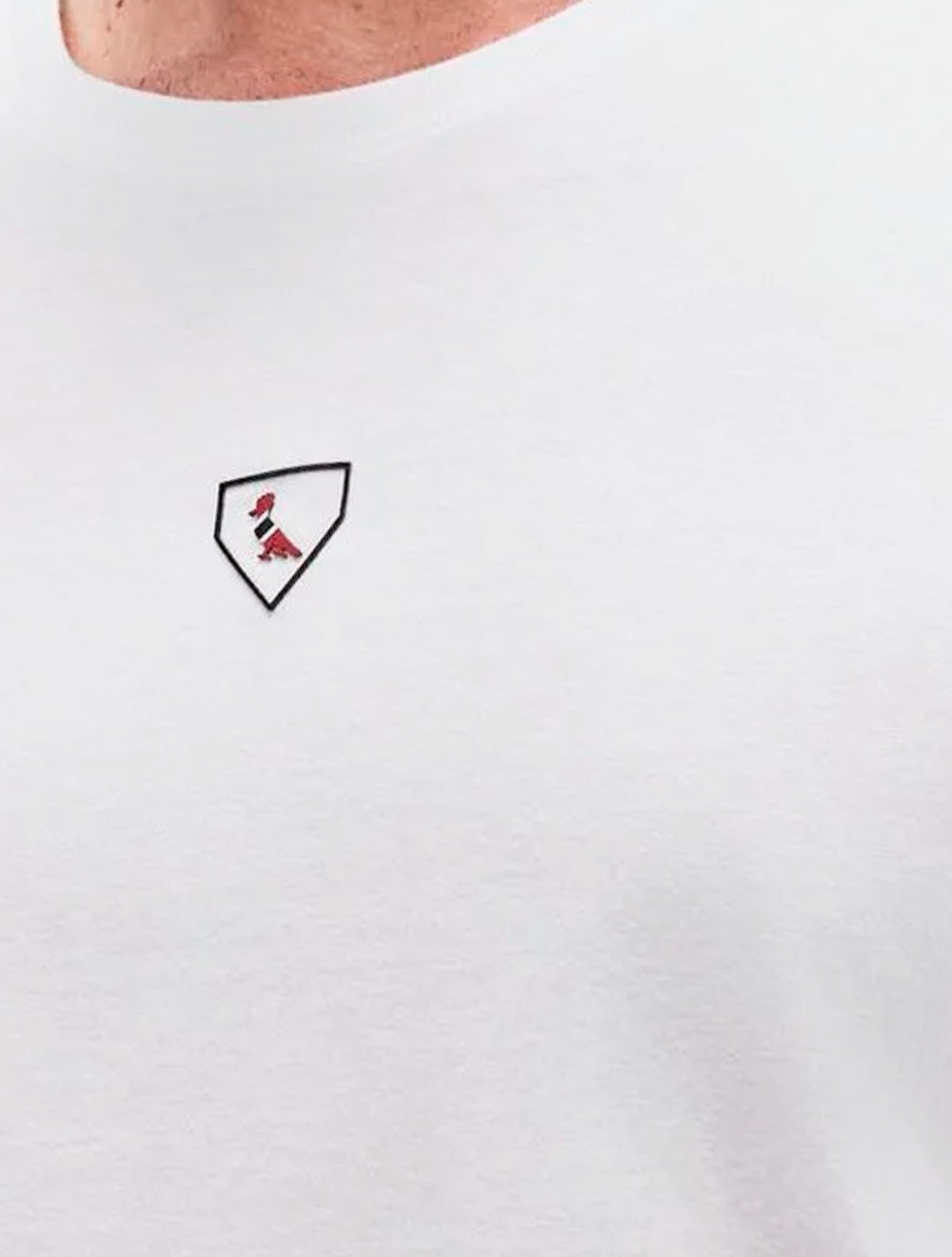 Camiseta Reserva Masculina SPFC Patch Minimalist Branca