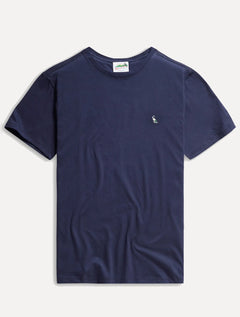 Camiseta Reserva Masculina Regular Patch Tricolor Azul Marinho