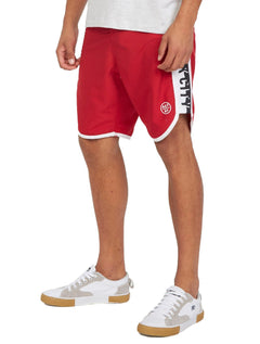 Bermuda Aeropostale D'Água Masculina New York City Side Sash Vermelha