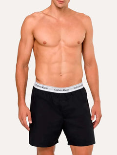 Cueca Calvin Klein Samba Canção Tricoline Preta