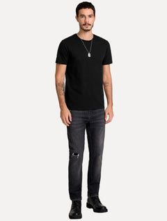 Camiseta John John Masculina Slim Fit Simple Preto