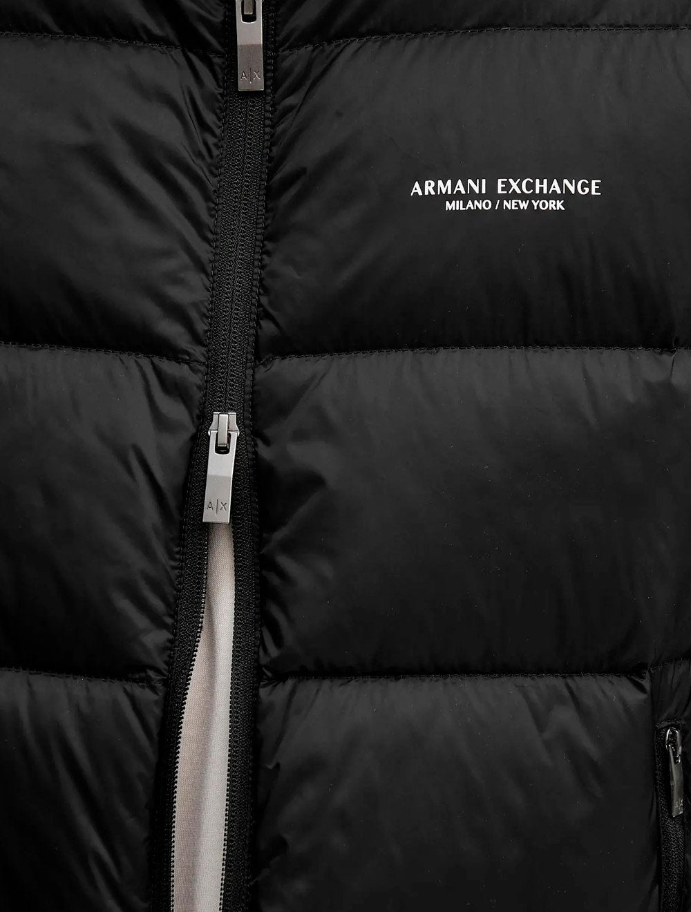 Jaqueta Armani Exchange Masculina Down Nylon Preta