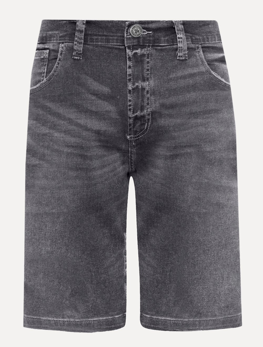 Bermuda John John Jeans Classic Leader Stoned Preta