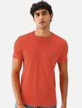 Camiseta Lacoste Masculina Jérsei Algodão Pima Laranja