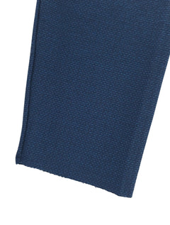 Moletom Colcci Crewneck Texture Refile Azul Marinho Mescla