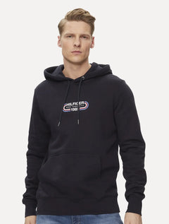 Moletom Tommy Hilfiger Masculino Track Graphic Hoodie Azul Marinho
