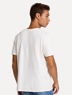 Camiseta John John Masculina Regular Fit Brasao Dotted Off-White