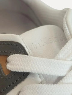 Tênis Calvin Klein Jeans Masculino Baixo Palito Layers Bicolor Branco
