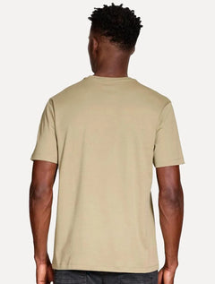 Camiseta Aramis Masculina Basic Lisa Mono Icon Caqui