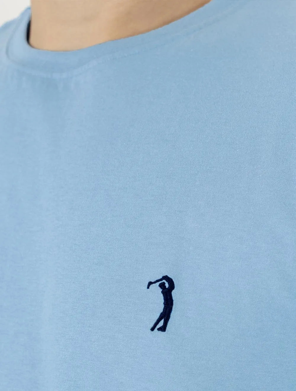 Camiseta Aleatory Masculina Navy Icon Azul Ciano