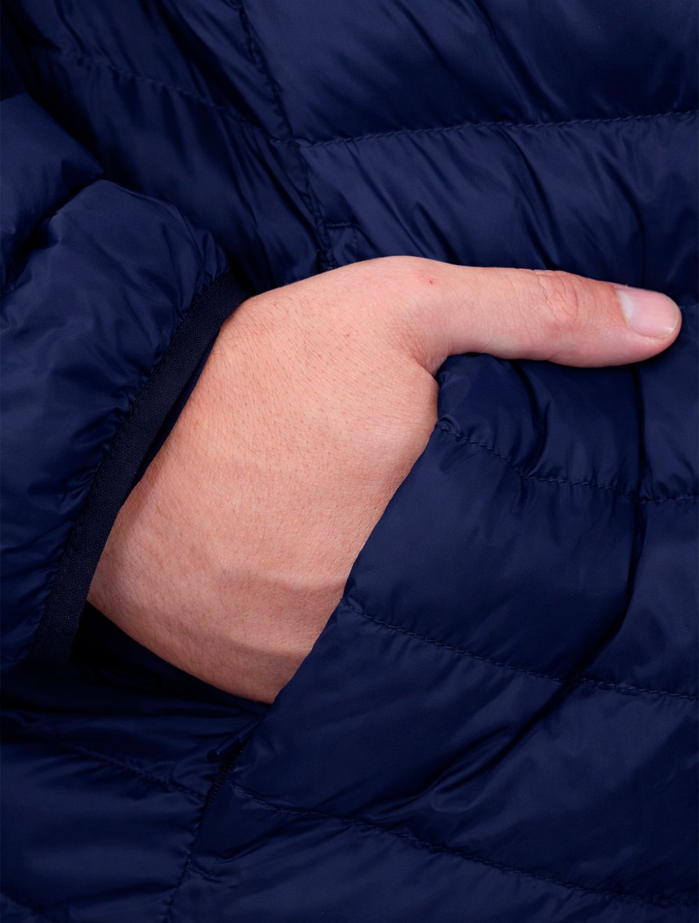 Jaqueta Calvin Klein Masculina Puffer Waterproof Azul Marinho