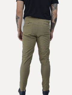 Calça Reserva Masculina de Sarja Casual Iron Verde Musgo