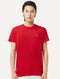 Camiseta Lacoste Masculina Jersey Pima Cotton Vermelha