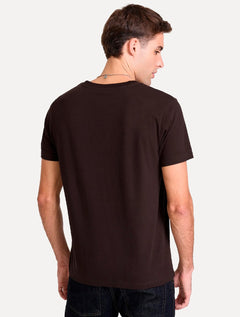 Camiseta John John Masculina Slim Fit Shape Marron
