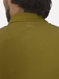 Polo Aramis Masculina Basic Piquet Mono Mostarda