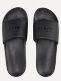 Chinelo Tommy Hilfiger Print Tumble Pool Slide Preto