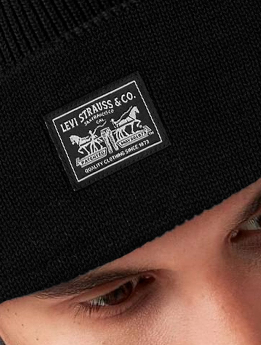 Gorro/Touca Levis Backpatch Beanie Preto 000J40003