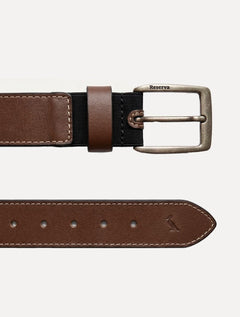Cinto Reserva Masculino Couro Work Tech Marrom Claro