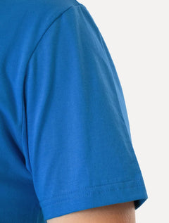 Camiseta Tommy Jeans Masculina Embroidered Signature Azul