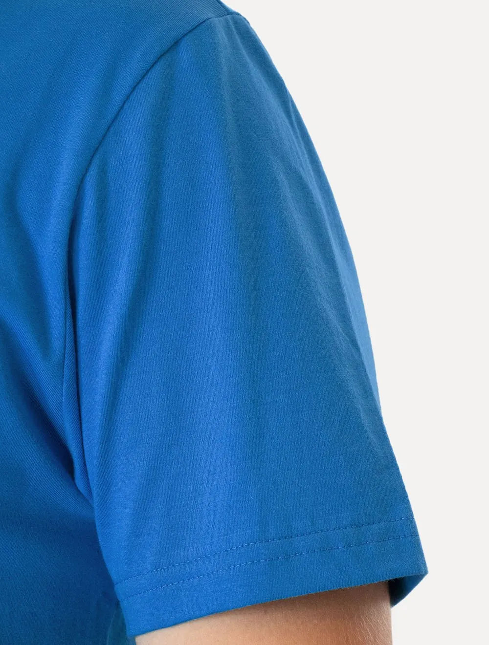 Camiseta Tommy Jeans Masculina Embroidered Signature Azul