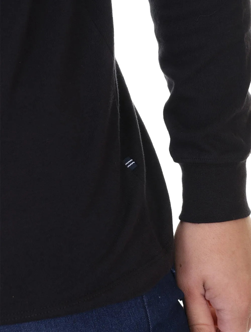 Blusa Nautica Masculina Malha Classic Logo Preta