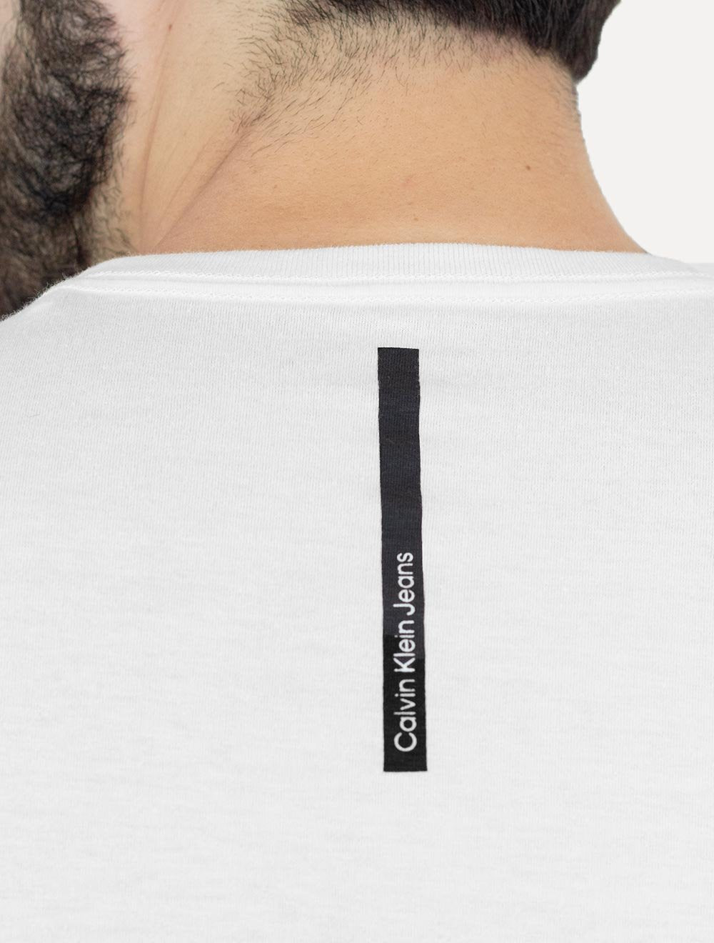 Camiseta Calvin Klein Jeans Masculina CK Gel Branca
