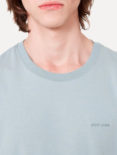Camiseta John John Masculina Slim Fit Cotton Azul Claro