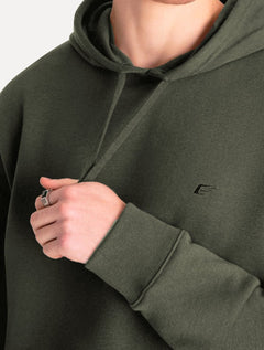 Moletom Ellus Masculino Hoodie Regular Basic Easa Verde